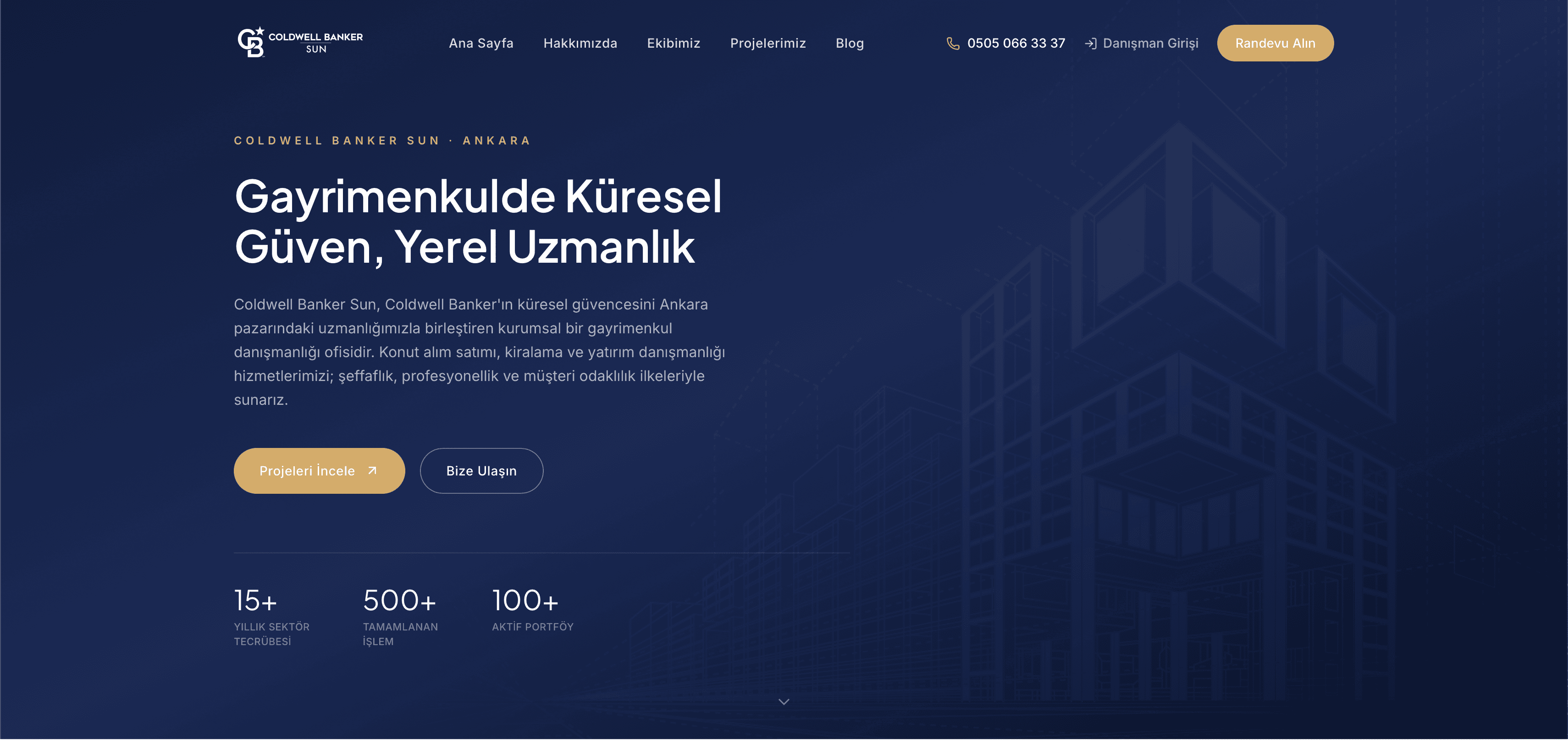 Coldwell Banker Sun - Fia Medya web tasarım referansı